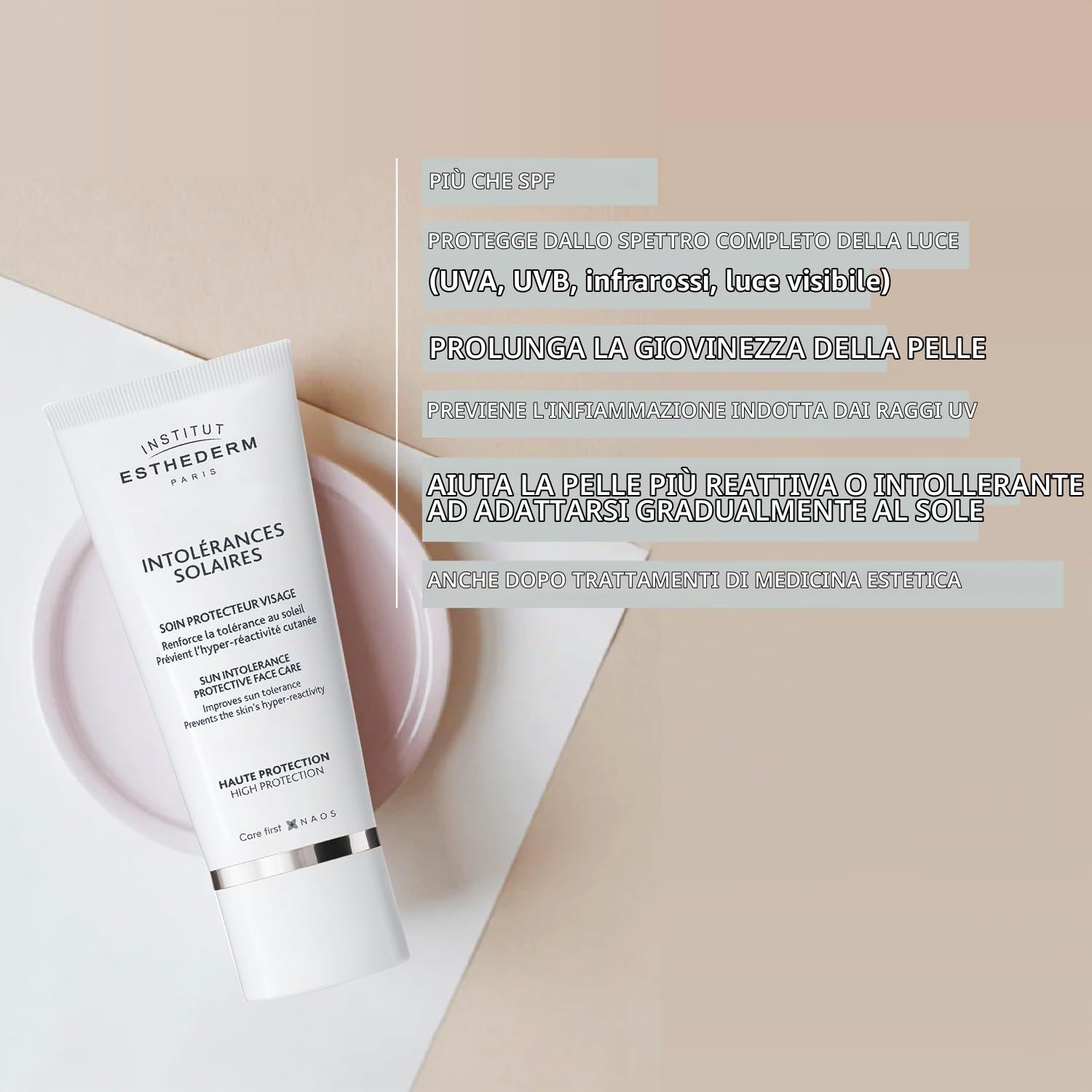 Institut Esthederm Intolérances Solaires Viso 50 ml Protettivo