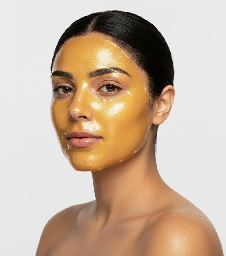 Lamia Cosmetics Clinic Cleopatra 24K Gold Mask maschera oro 1 set