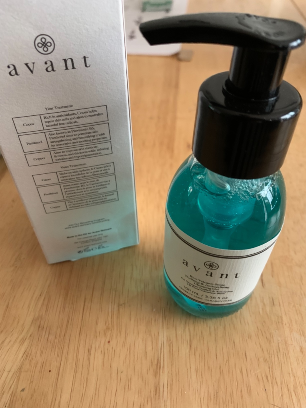 Avant Age Restore gel detergente viso vulcanico 100 ml