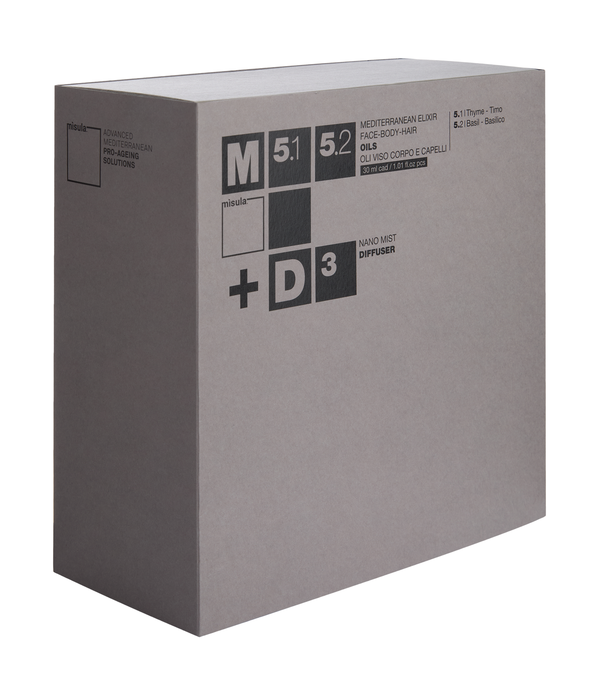 Misula Maintenance M5.1 M5.2 oli viso corpo capelli + D3 diffuser