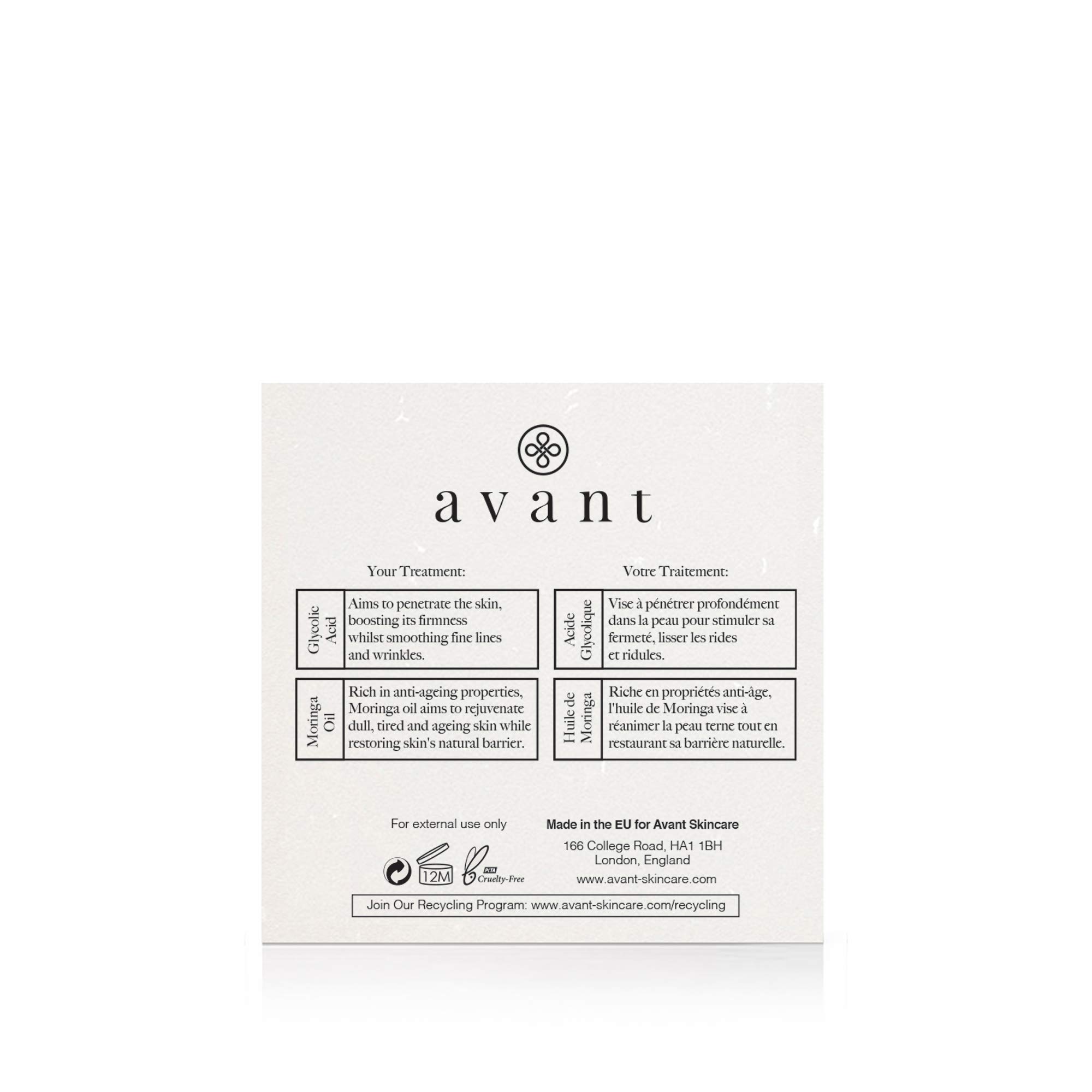 Avant Age Defy+ Glycolic Lift maschera viso collo 50ml rassodante