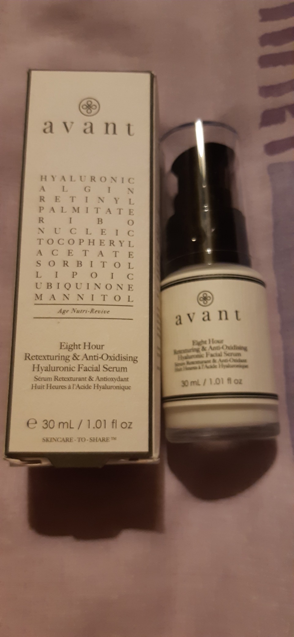 Avant Age Radiance 8h siero viso ialuronico 30 ml