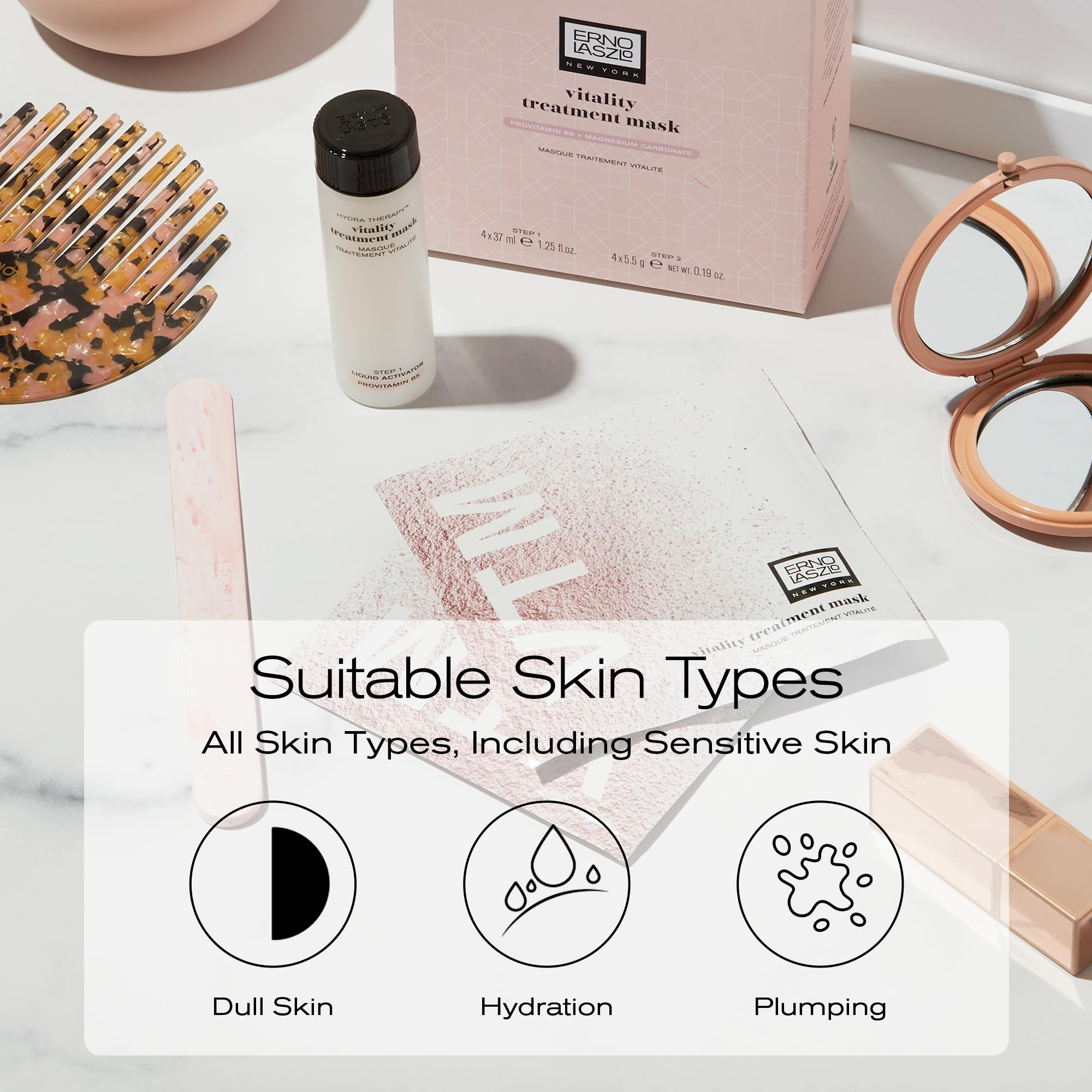 Erno Laszlo Hydra-Therapy Skin Vitality Treatment maschera viso 4 pz idratante