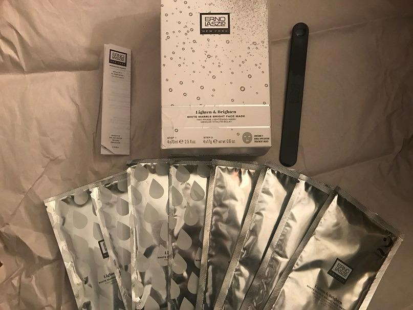 Erno Laszlo White Marble maschera viso illuminante 4 applicazioni