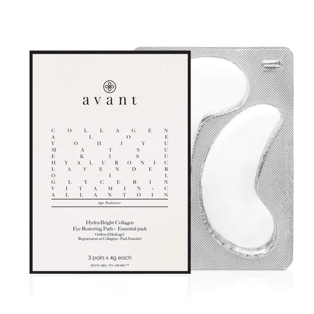 Avant Hydra-Bright Patch Occhi Collagene 3 Paia Idratanti