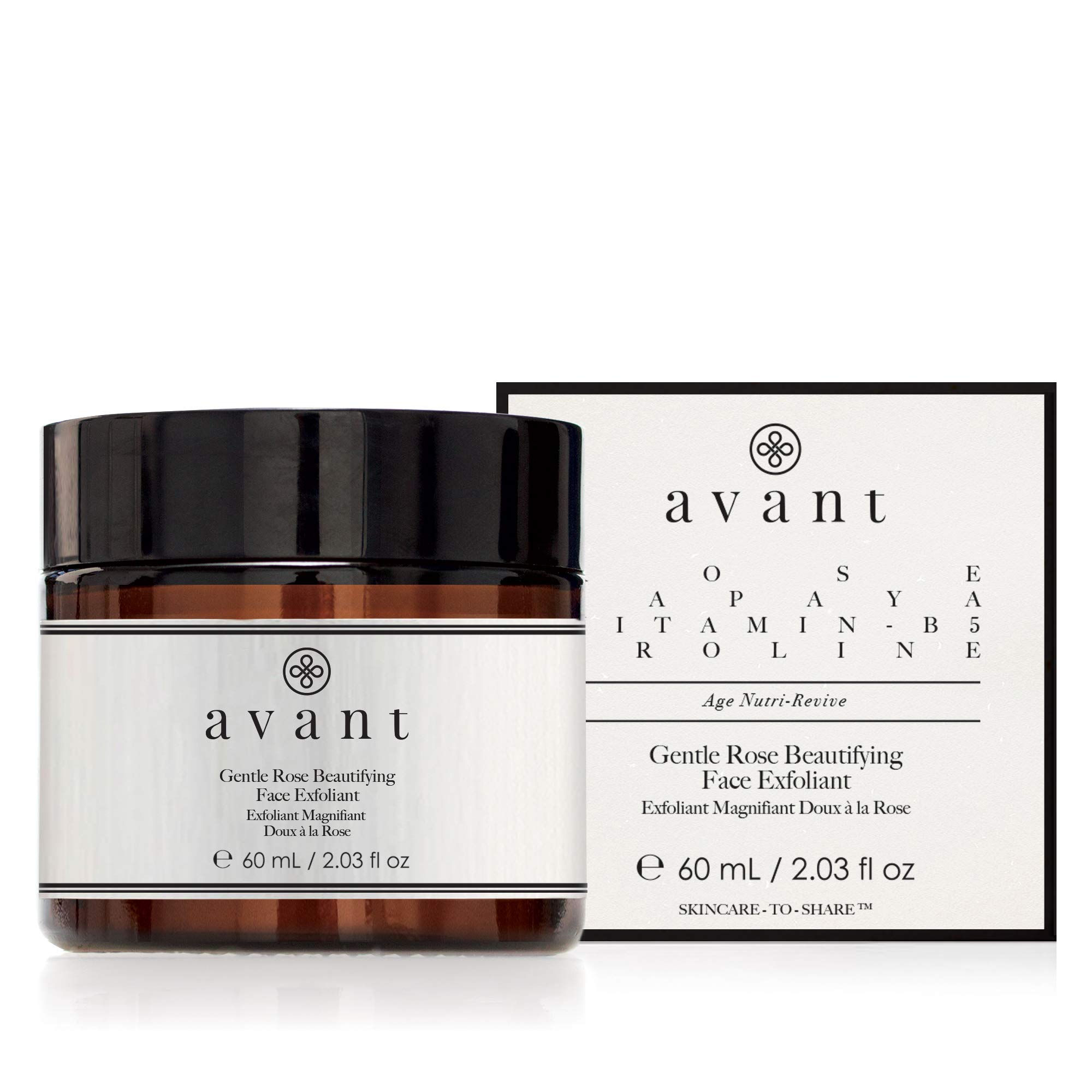 Avant Gentle Rose esfoliante viso 60 ml delicato
