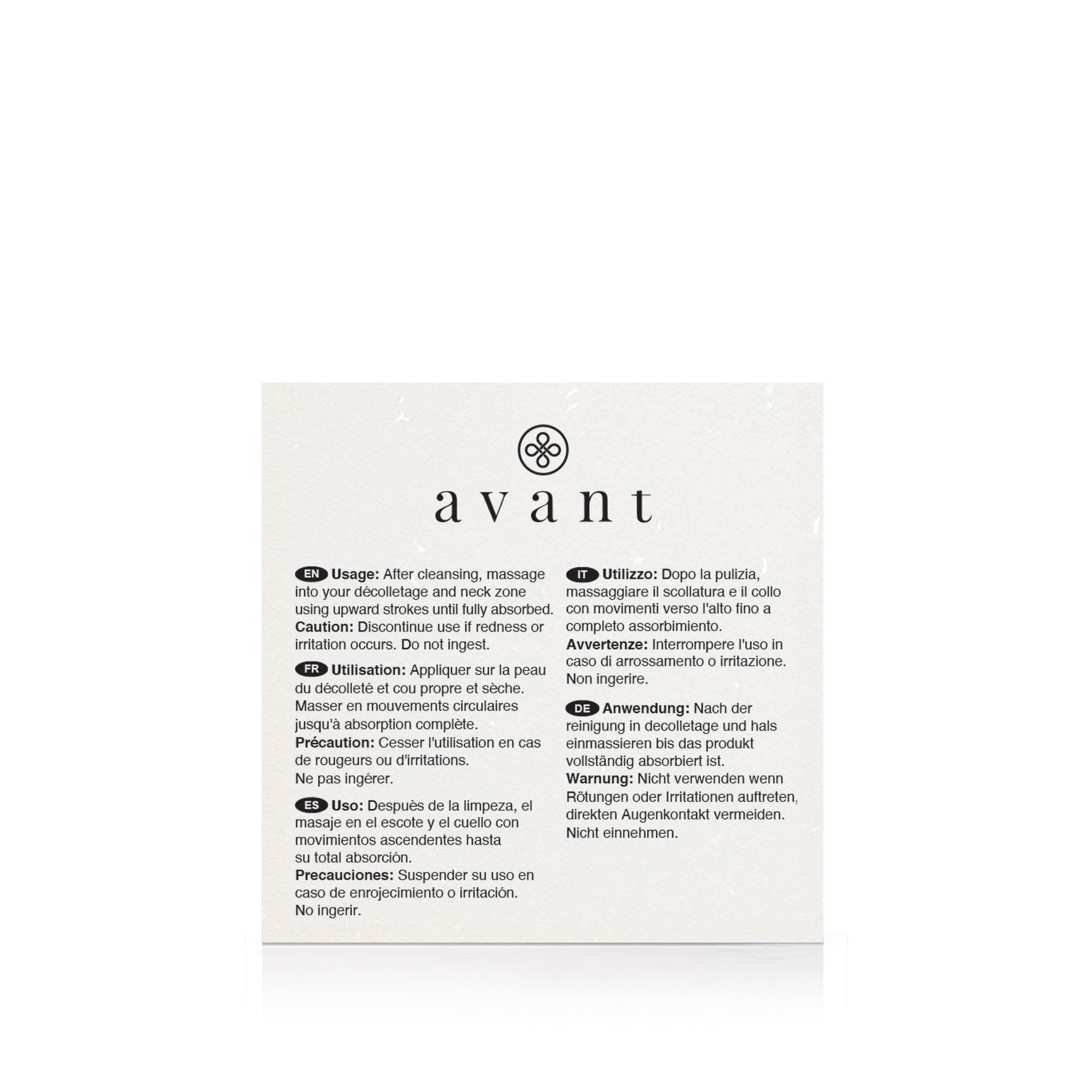Avant Age Defy+ Decolletage Retexturing trattamento decolleté 60ml levigante