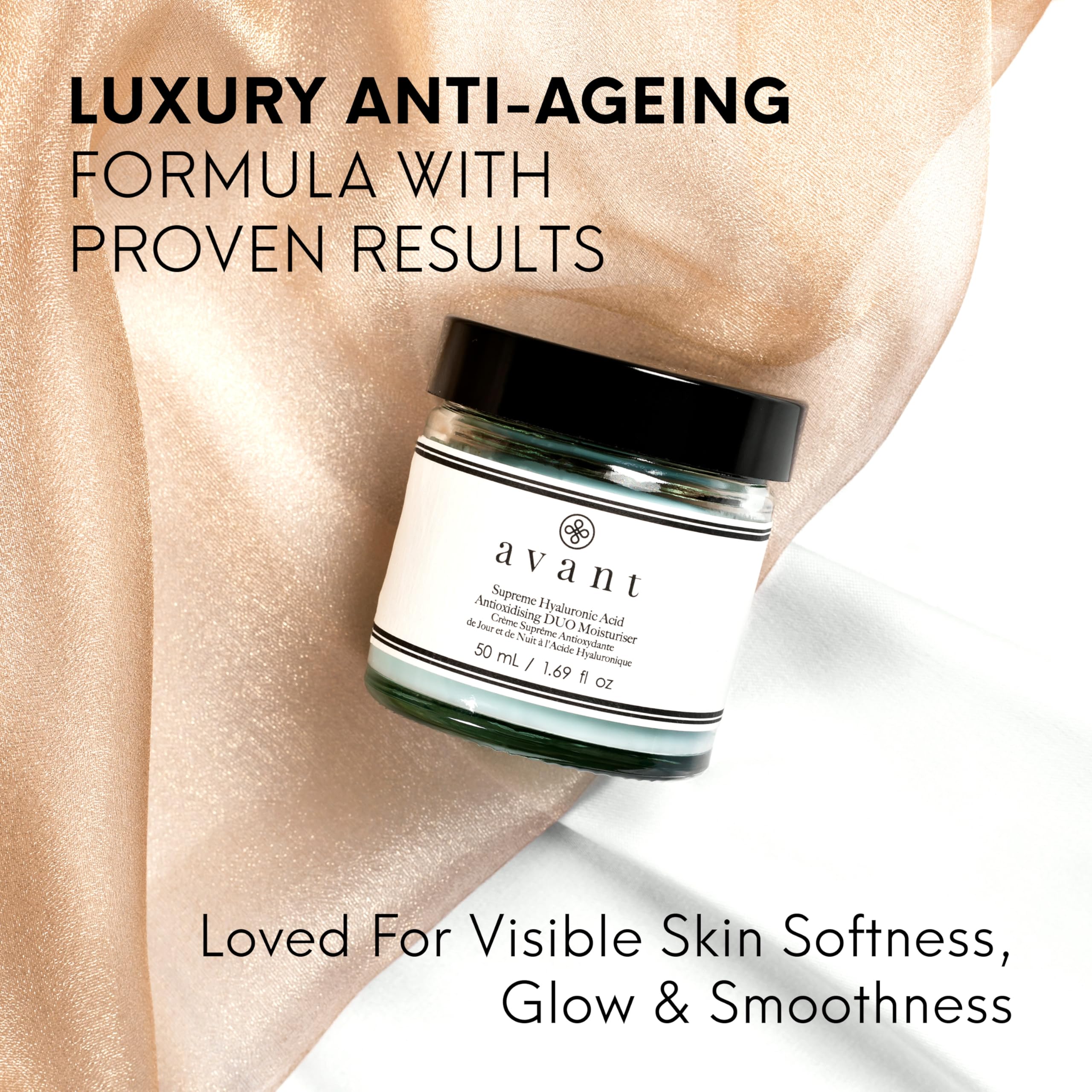 Avant Acido Ialuronico Duo crema viso Light 50 ml antiossidante