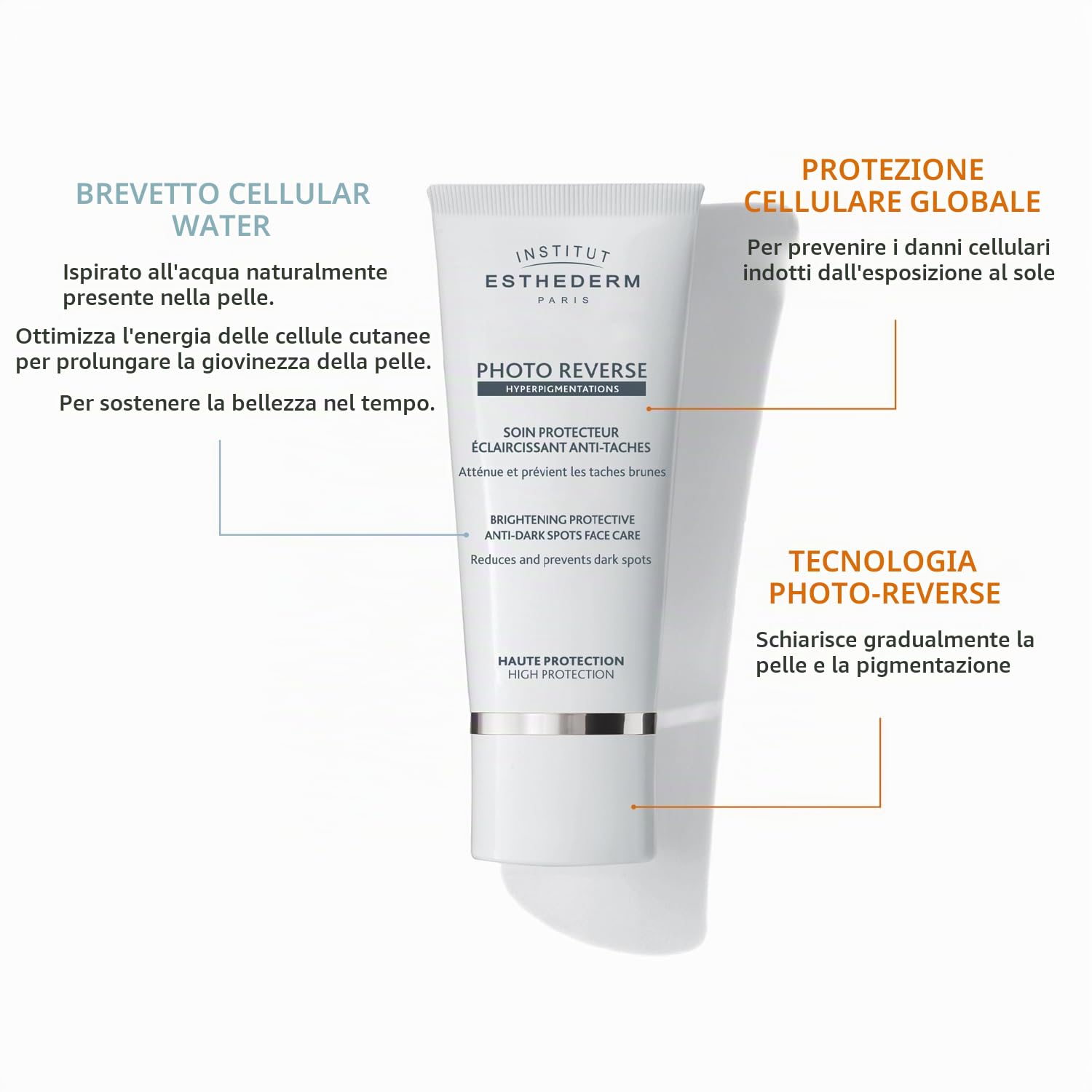 Institut Esthederm Photo Reverse crema solare viso 50 ml antimacchia