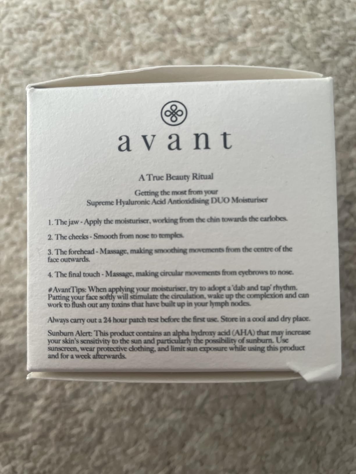 Avant Acido Ialuronico Duo crema viso Light 50 ml antiossidante