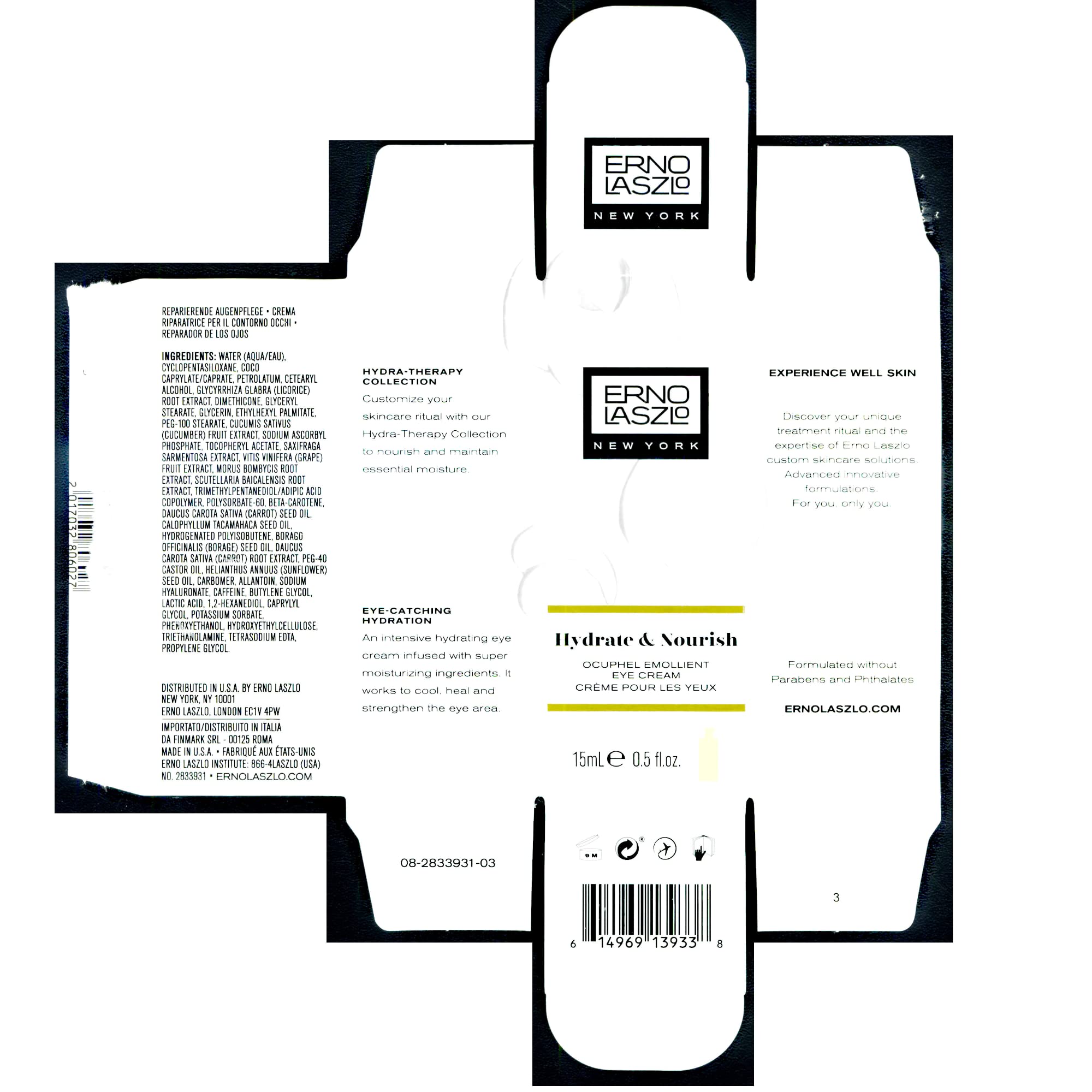 Erno Laszlo Ocuphel Emollient Eye Cream contorno occhi