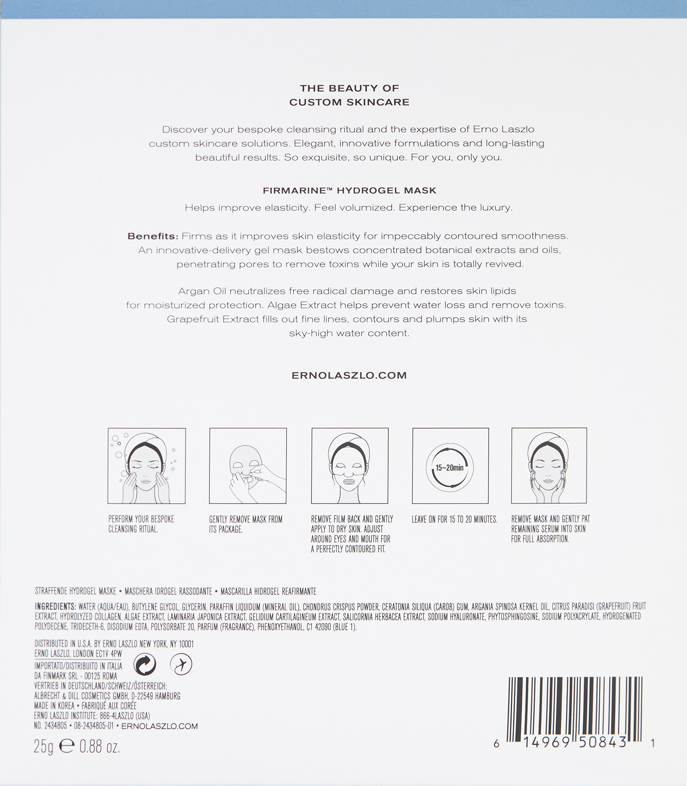Erno Laszlo Firmarine Maschera Hydrogel Rassodante 25 g