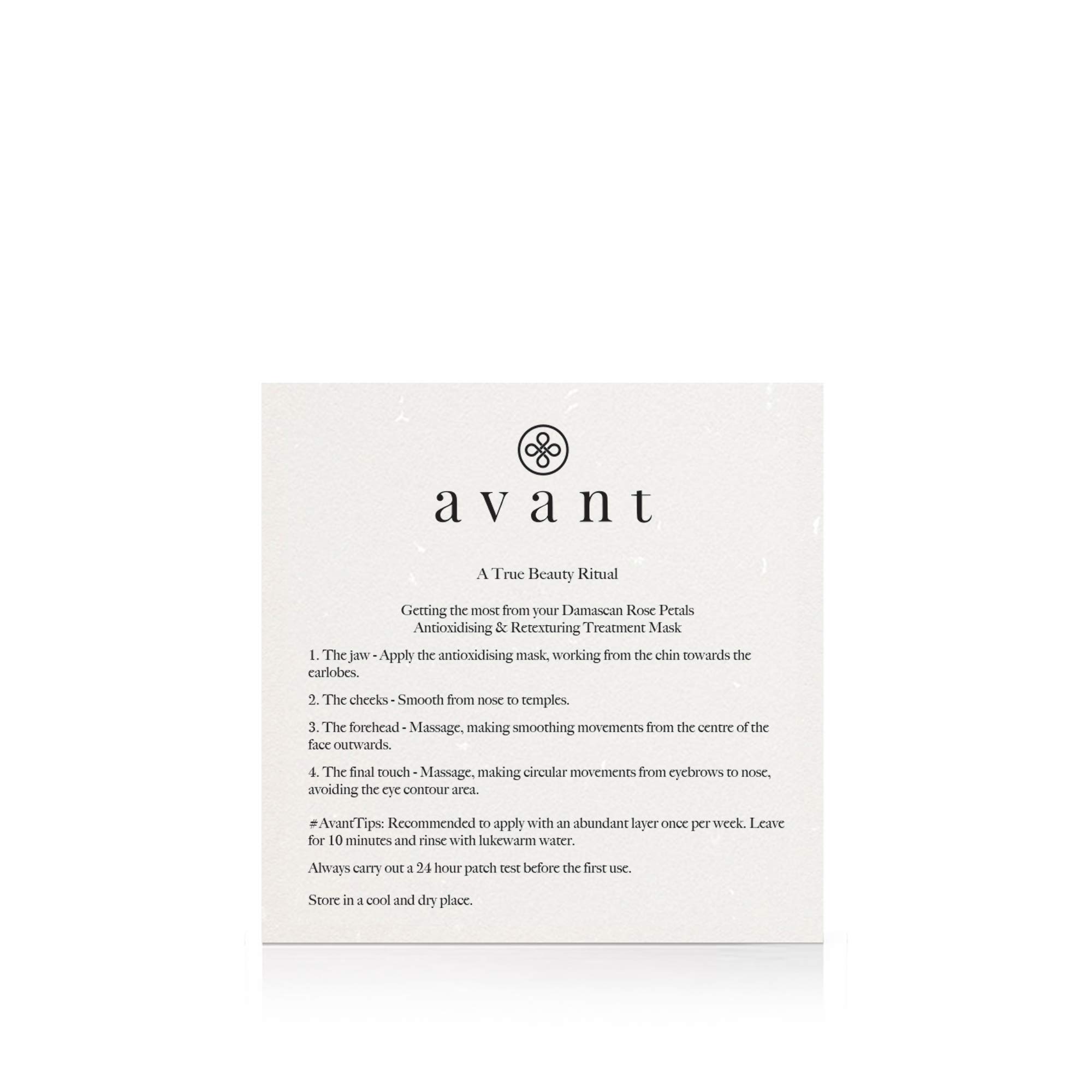 Avant Rosa di Damasco Maschera Viso 60 ml antiossidante