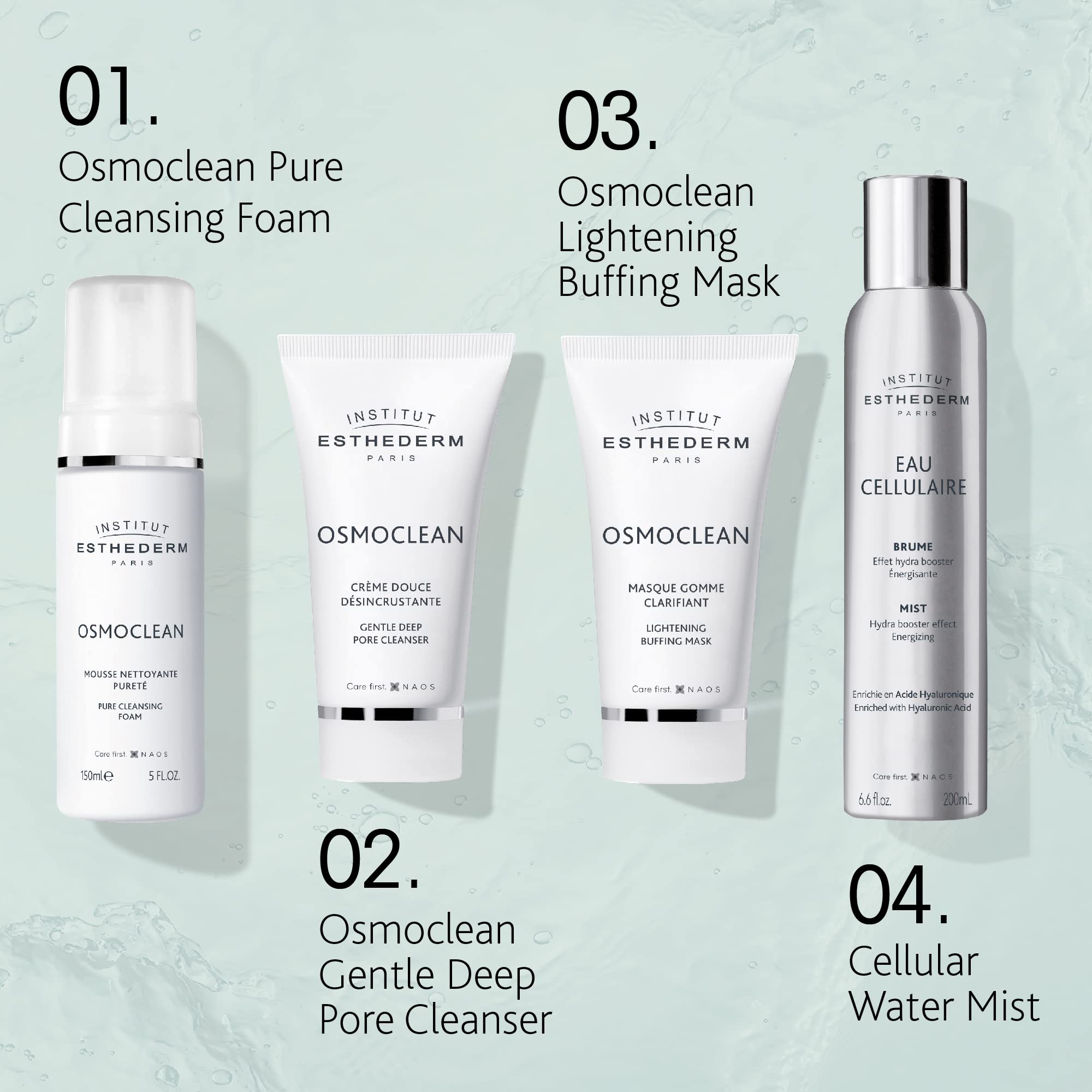 Institut Esthederm Osmoclean schiuma detergente 150 ml purezza