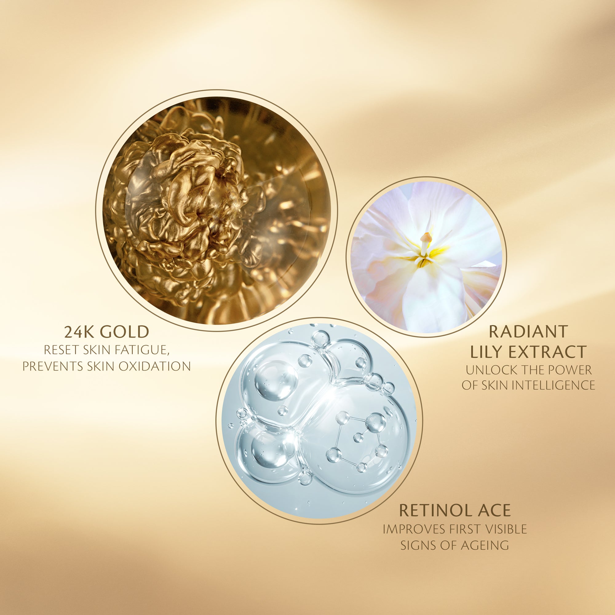Cle de Peau Precious Gold Vitality siero viso oro e retinolo