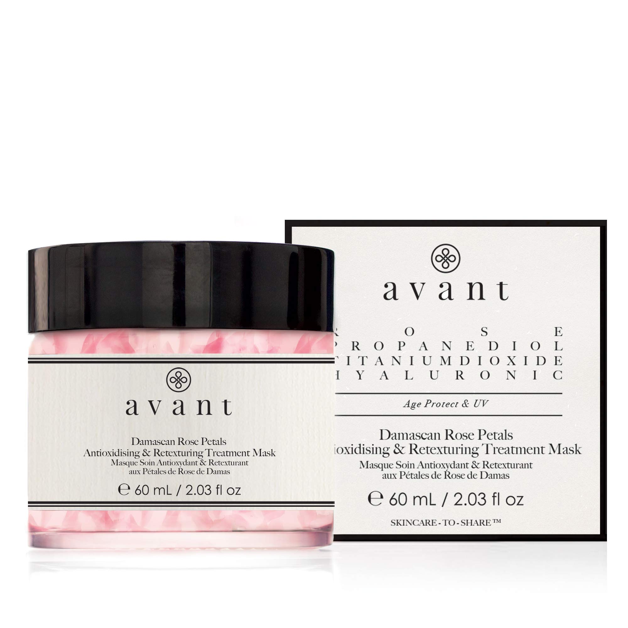 Avant Rosa di Damasco Maschera Viso 60 ml antiossidante