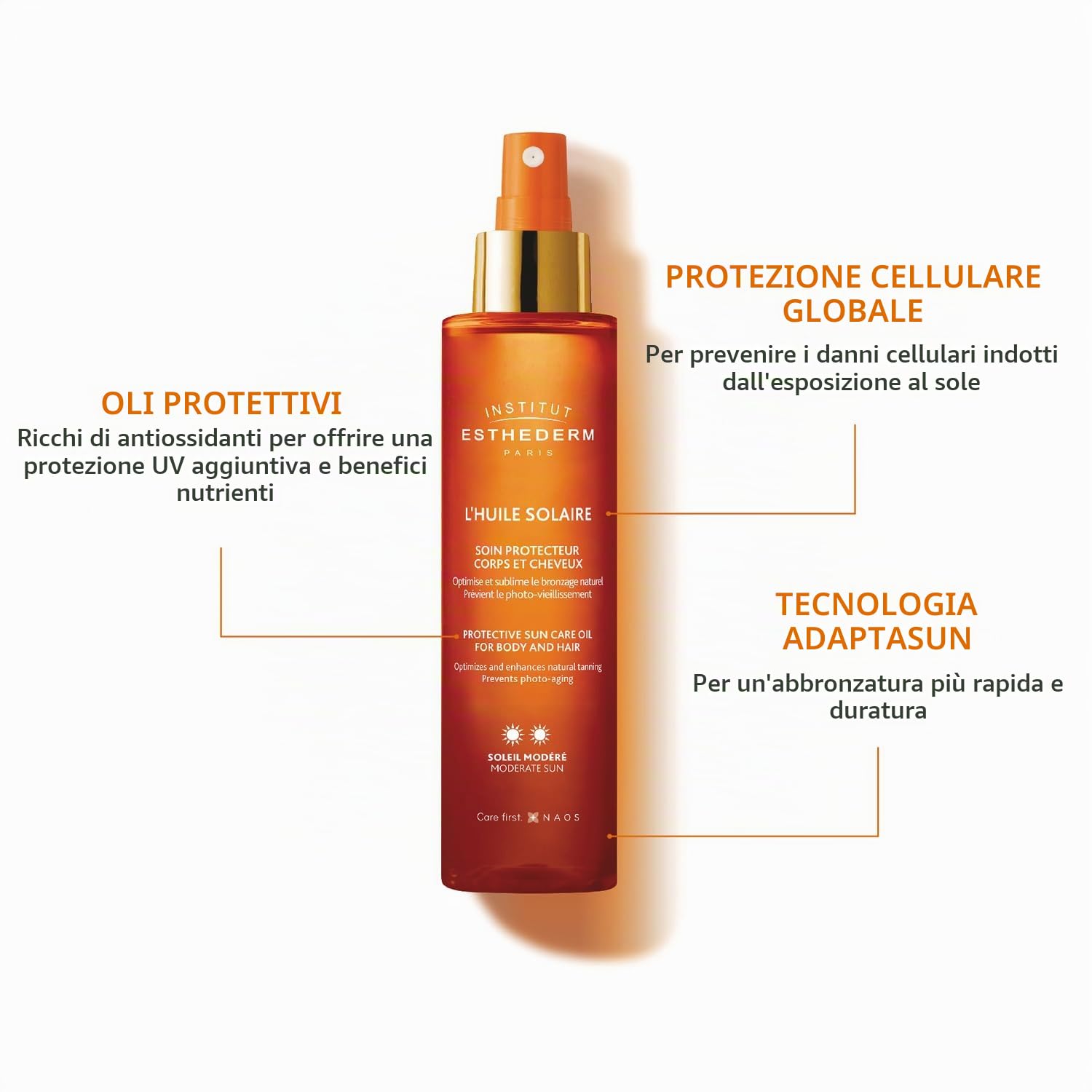 Institut Esthederm Sun Sublimation L'Huile olio solare 150 ml