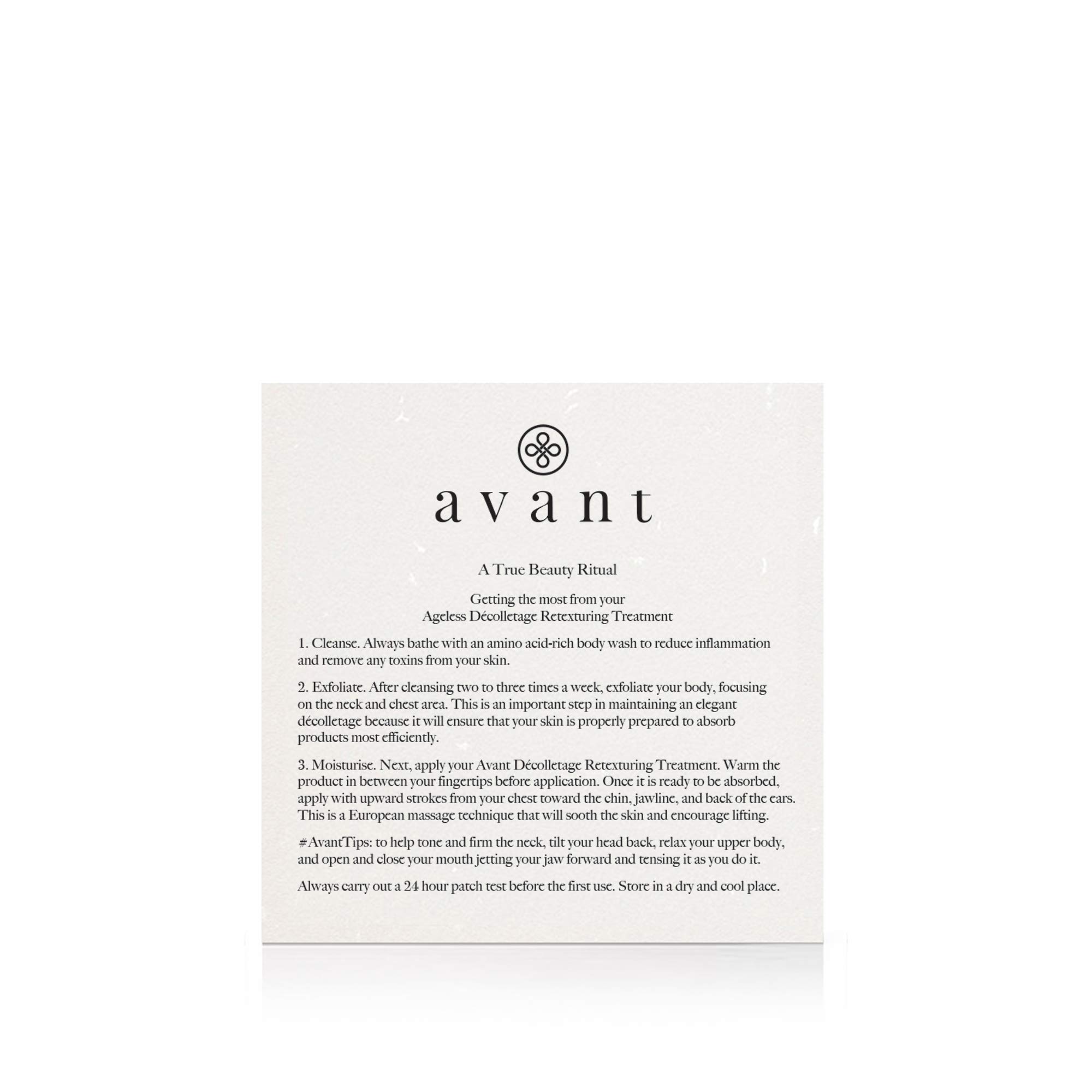 Avant Age Defy+ Decolletage Retexturing trattamento decolleté 60ml levigante