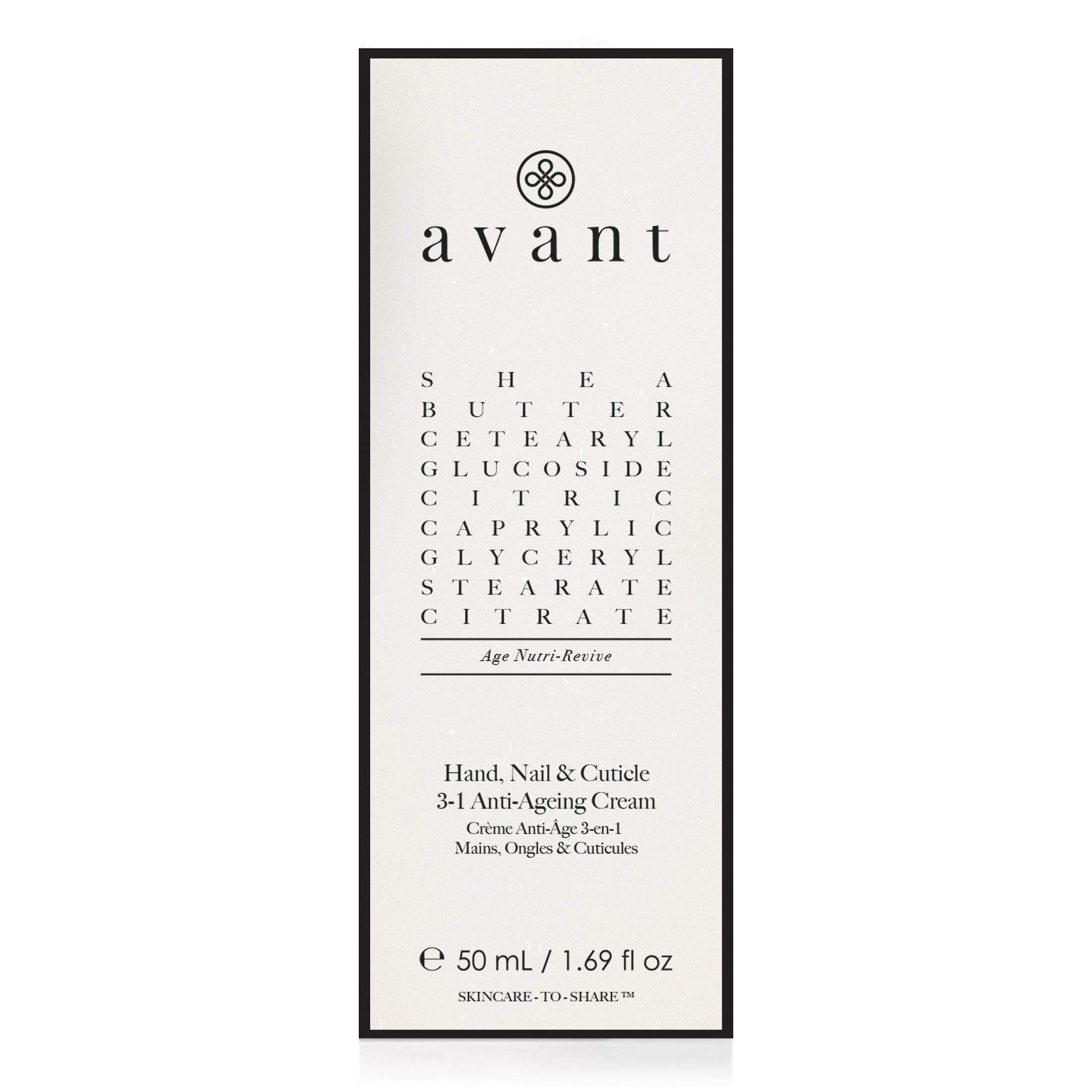 Avant Crema Mani Antirughe 50ml per Cuticole Idratante
