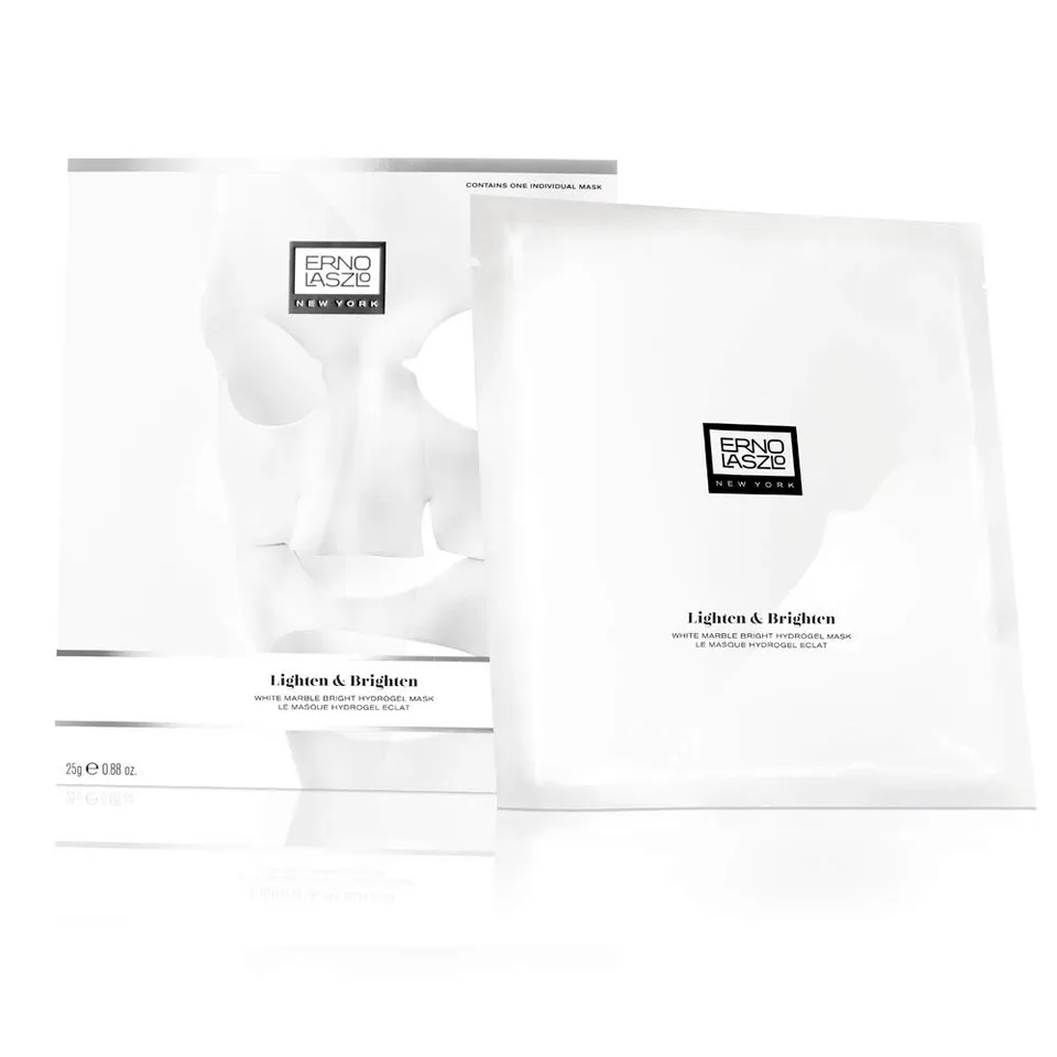 Erno Laszlo White Marble Hydrogel Mask maschera viso illuminante 1 pz