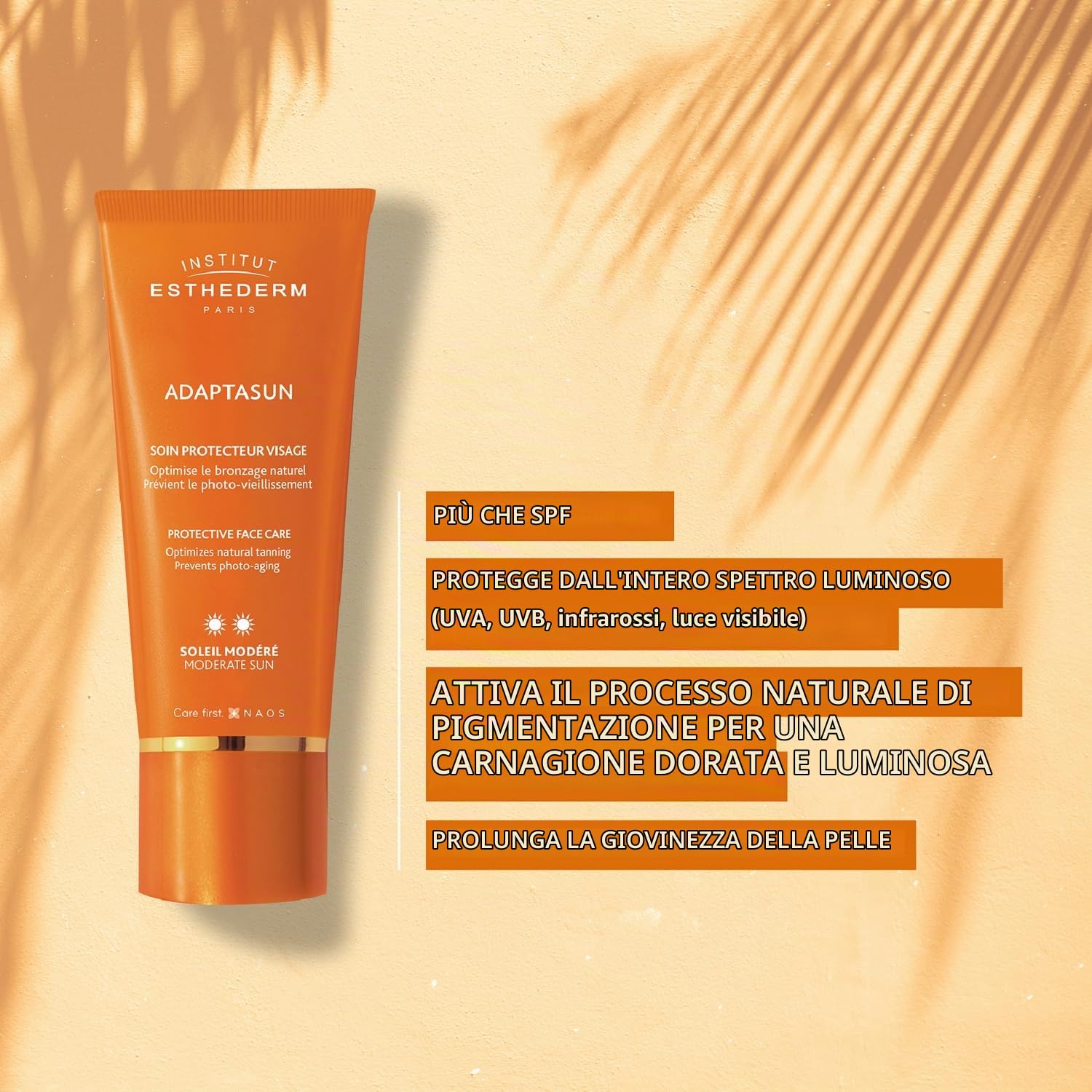 Institut Esthederm Adaptasun crema solare viso 50 ml sole moderato