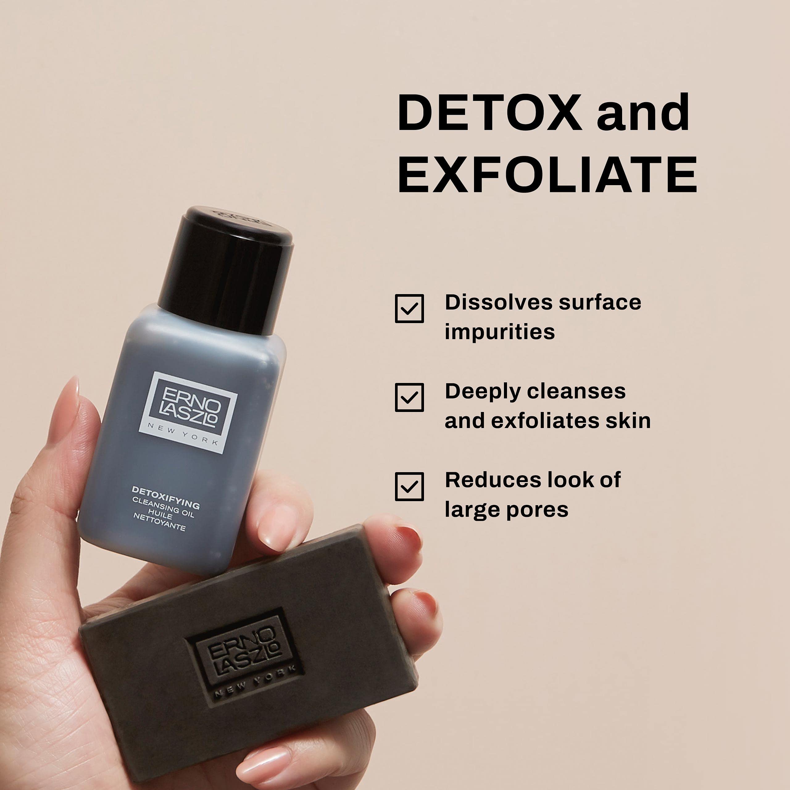 Erno Laszlo Detoxifying kit detersione viso olio 60 ml + sapone