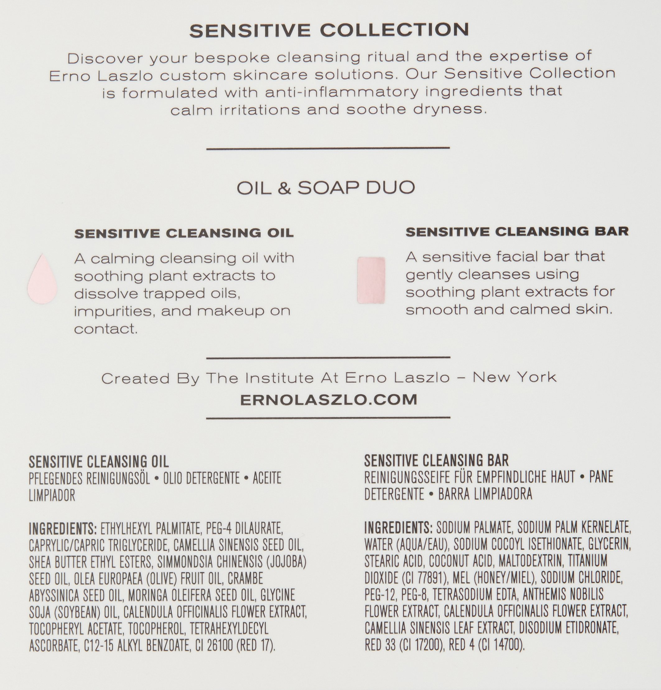 Erno Laszlo Sensitive Cleansing Kit detergente viso 60 ml sensibile