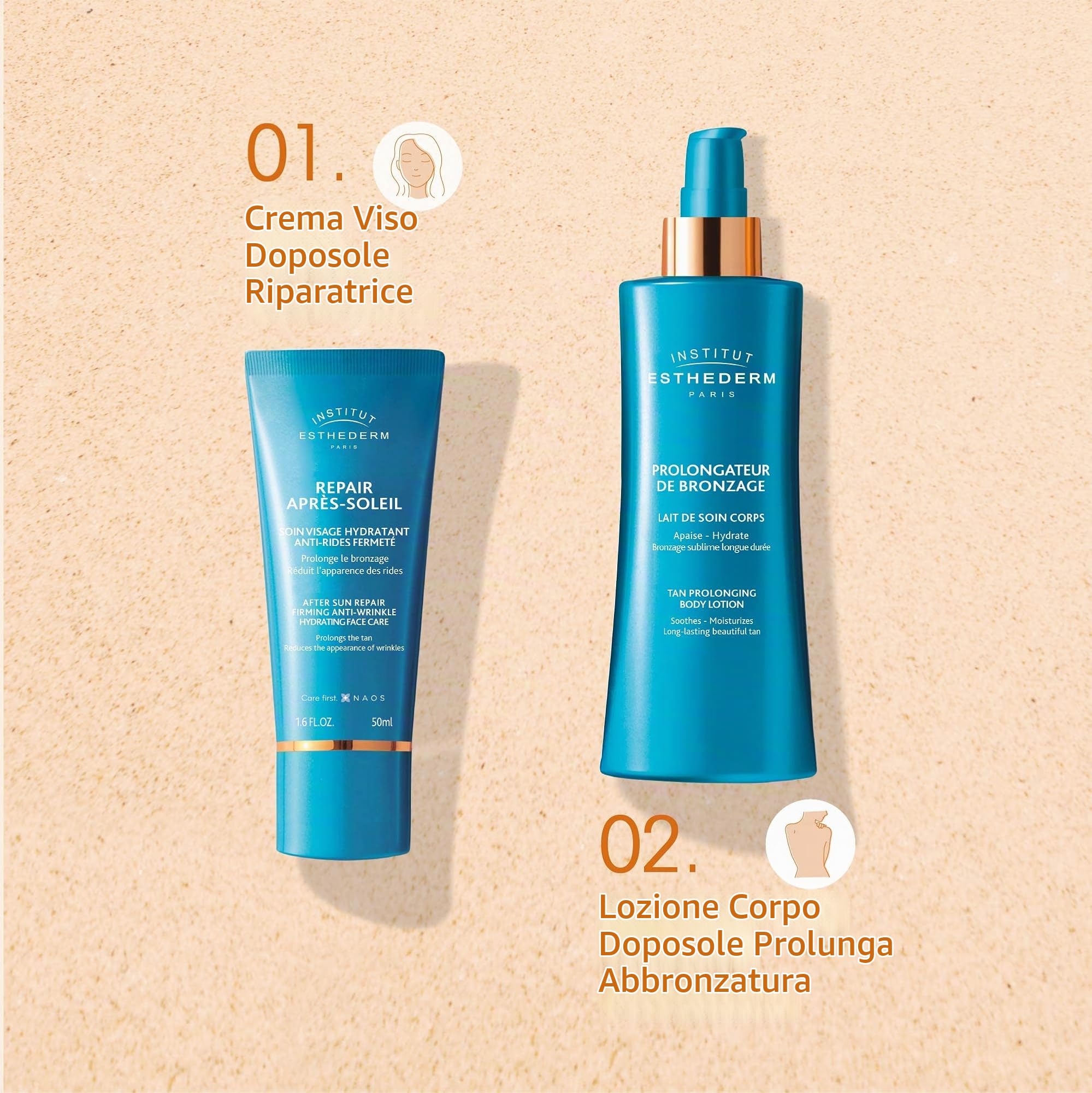 Institut Esthederm Estensore Abbronzatura doposole 200 ml idratante