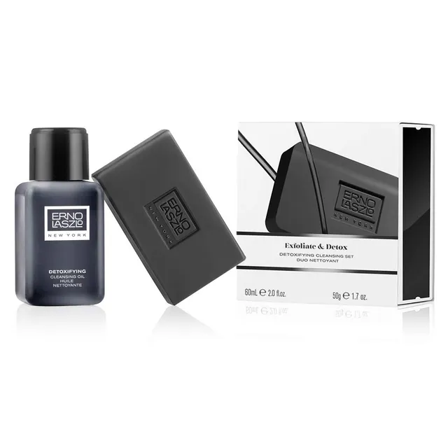 Erno Laszlo Detoxifying kit detersione viso olio 60 ml + sapone