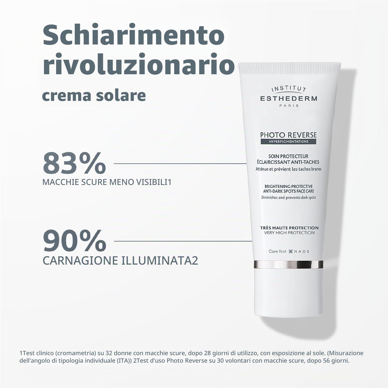 Institut Esthederm Photo Reverse crema solare viso 50 ml antimacchia