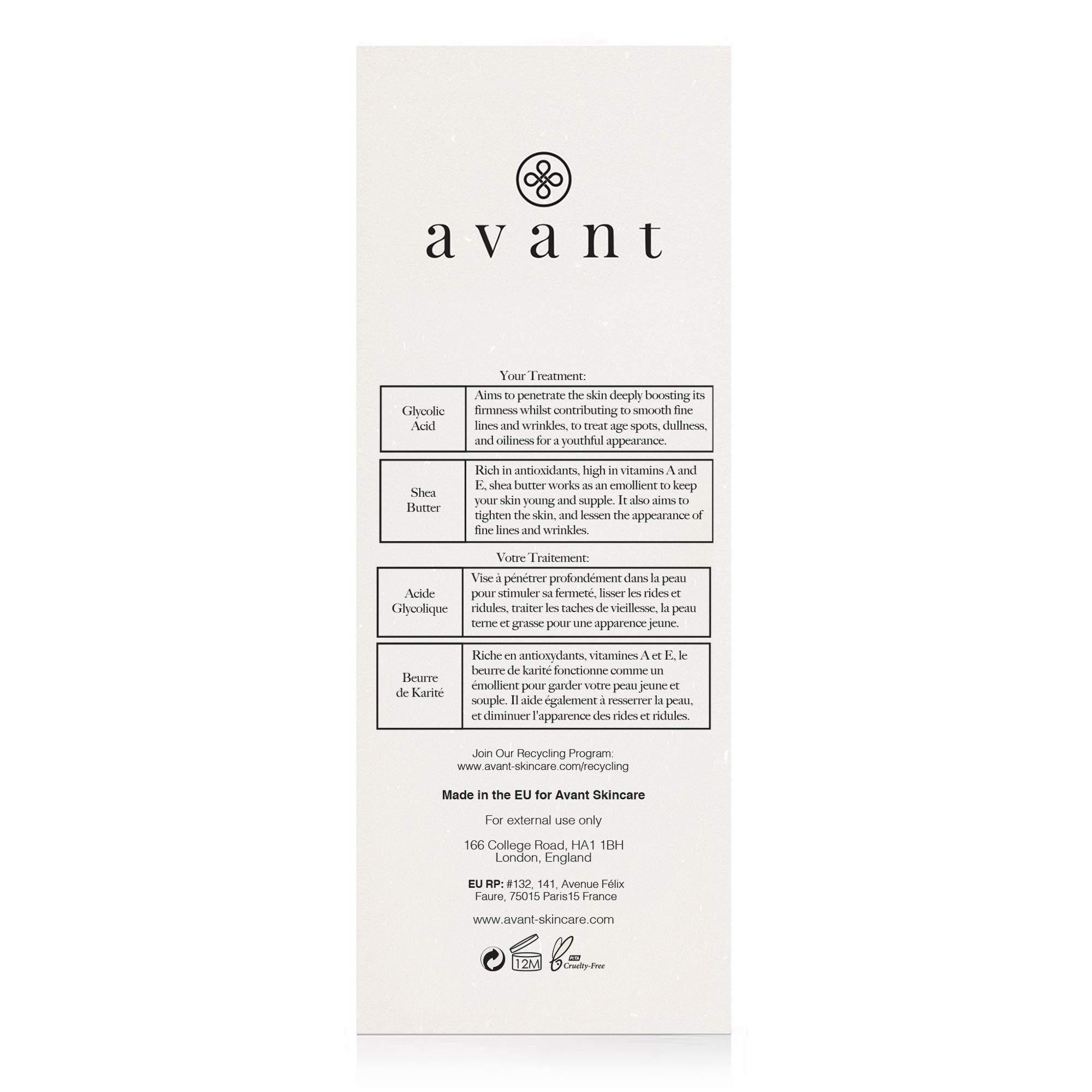 Avant Balsamo Mani Acido Glicolico 50ml rigenerante
