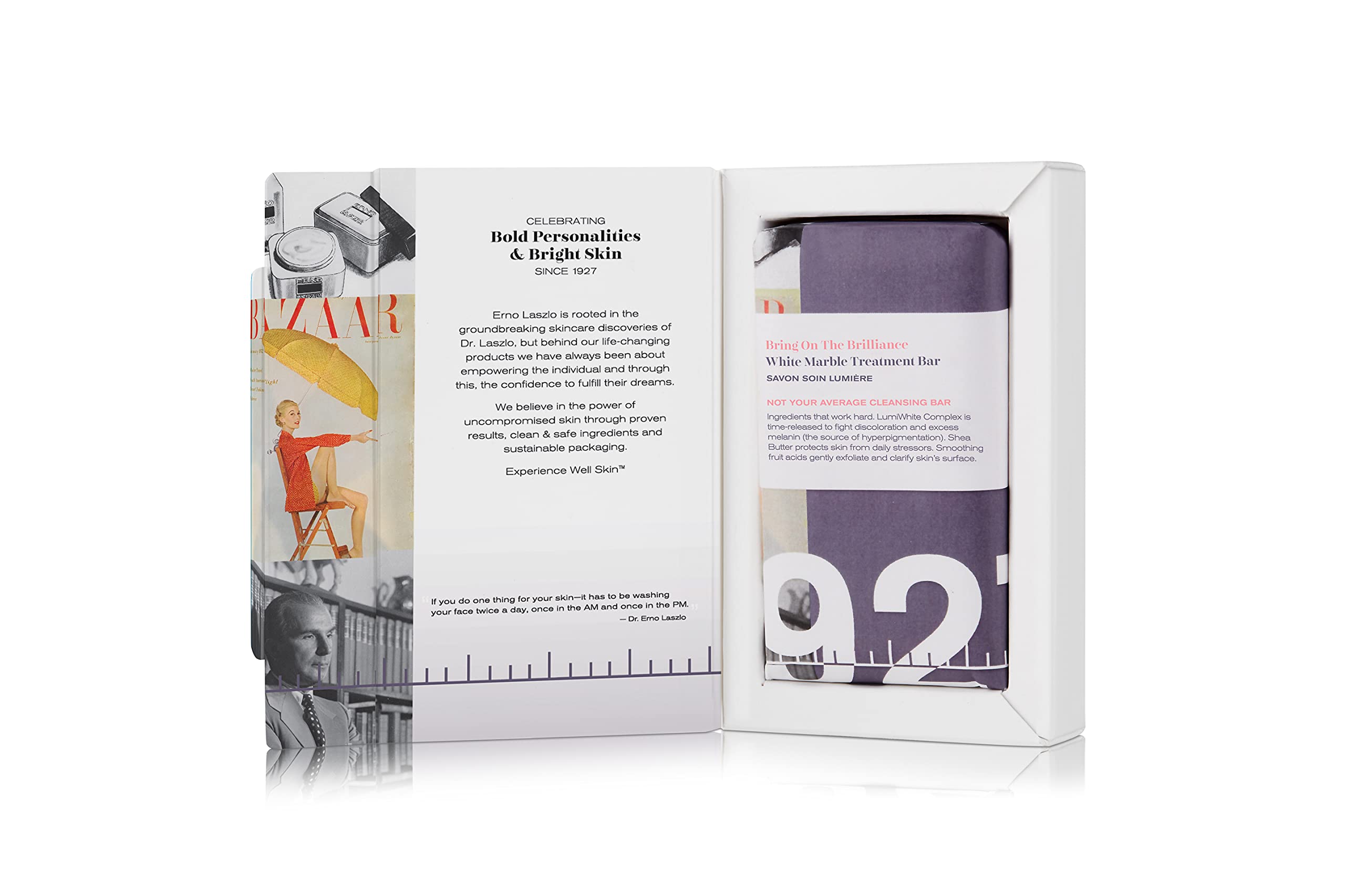 Erno Laszlo White Marble Treatment Bar sapone viso illuminante