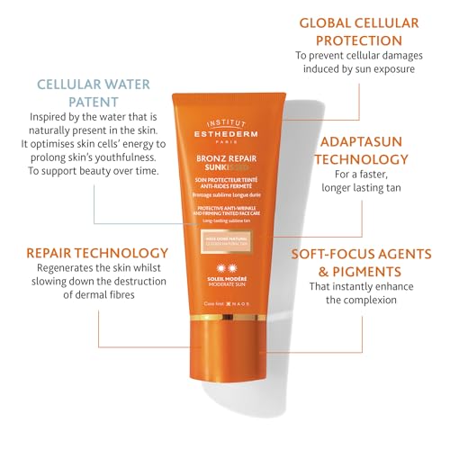 Institut Esthederm Bronz Repair Sunkissed Crema Solare 50 ml antirughe