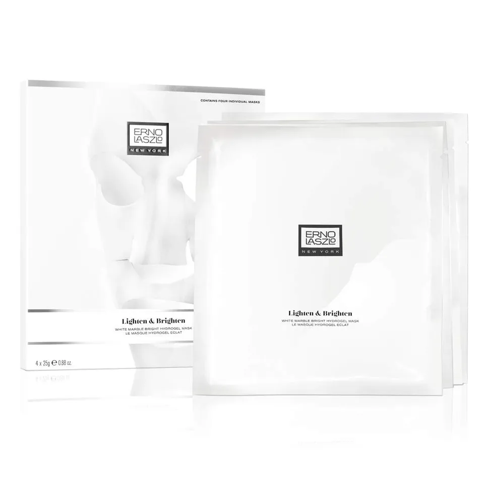 Erno Laszlo White Marble Hydrogel Mask maschera 4 pz luce
