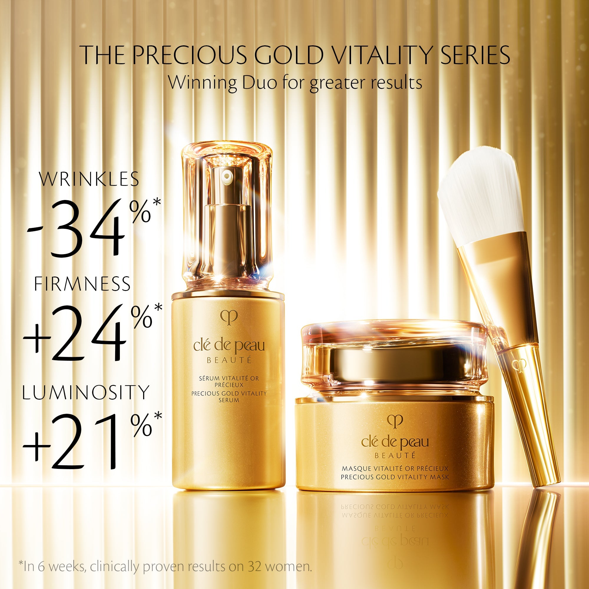 Clé de Peau Beauté Precious Gold Vitality Maschera Oro