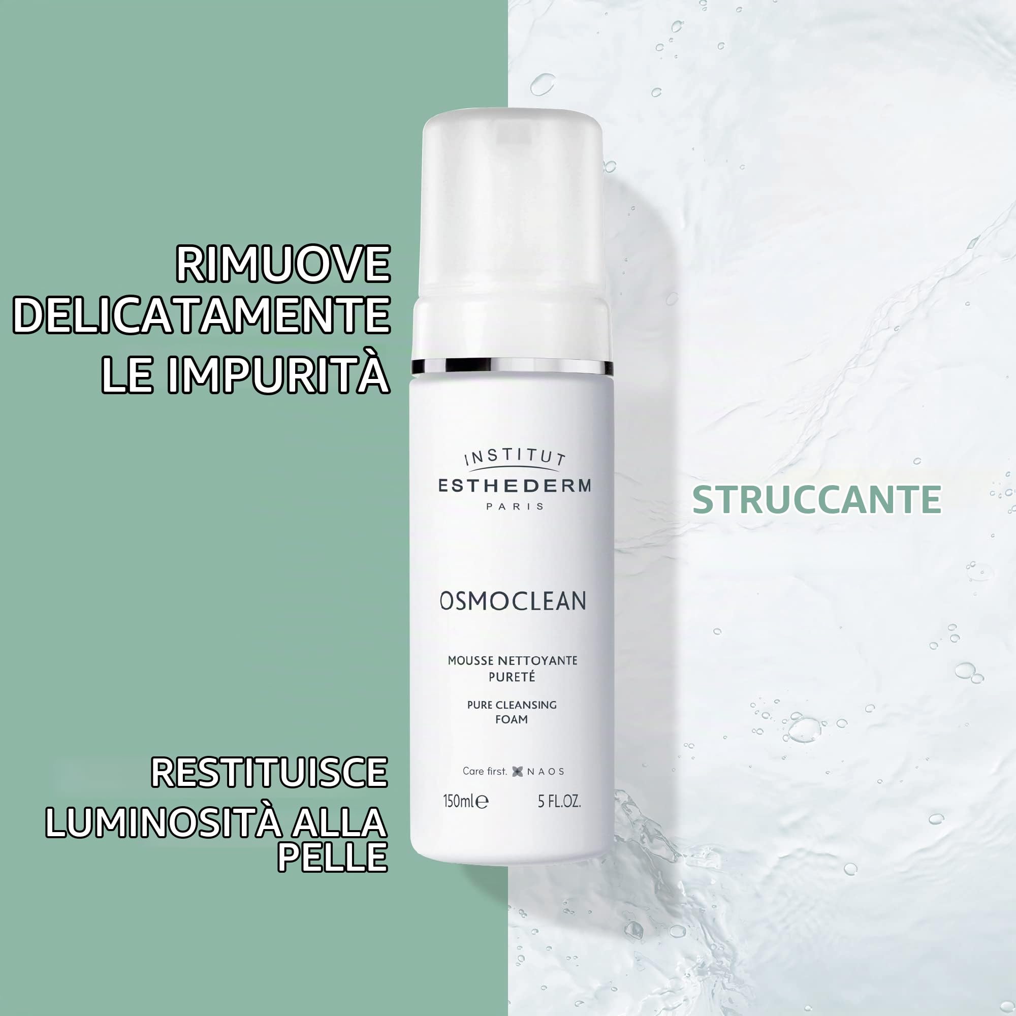 Institut Esthederm Osmoclean schiuma detergente 150 ml purezza