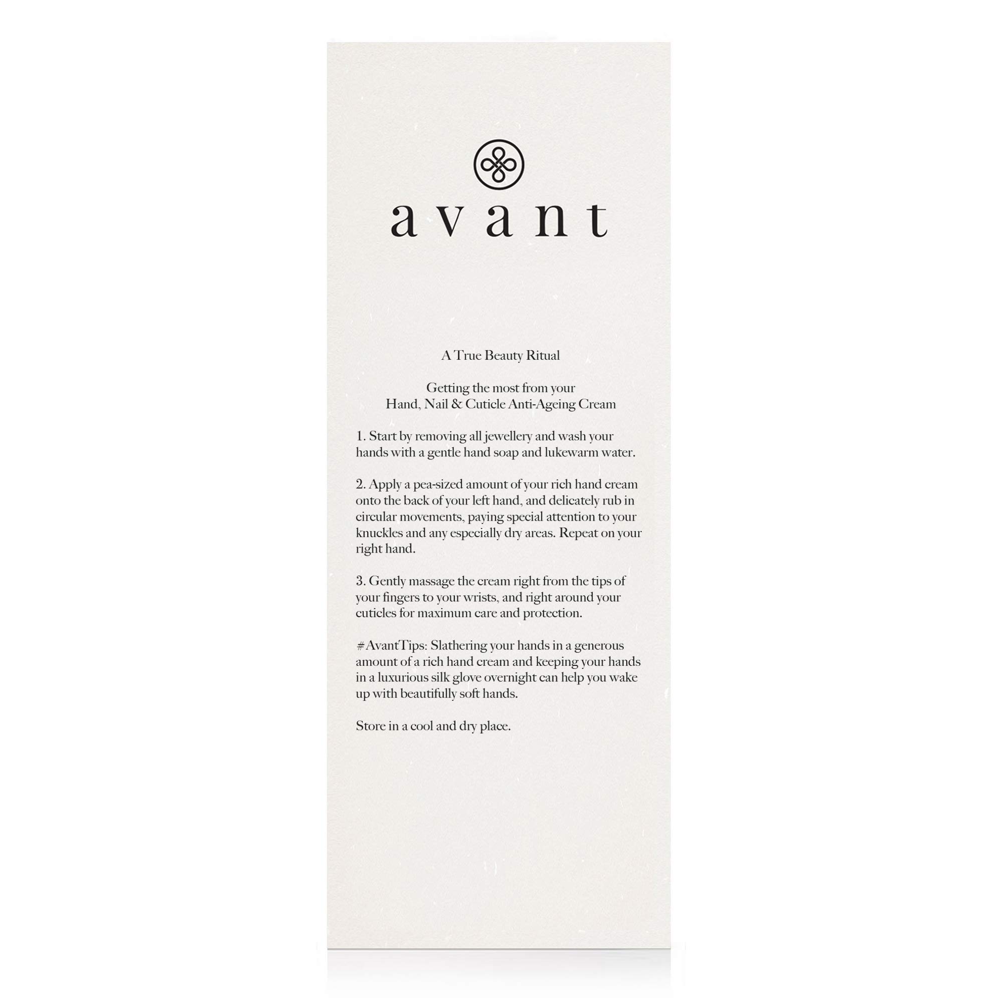 Avant Crema Mani Antirughe 50ml per Cuticole Idratante