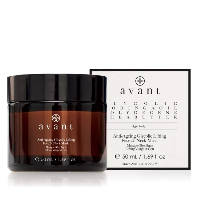 Avant Age Defy+ Glycolic Lift maschera viso collo 50ml rassodante