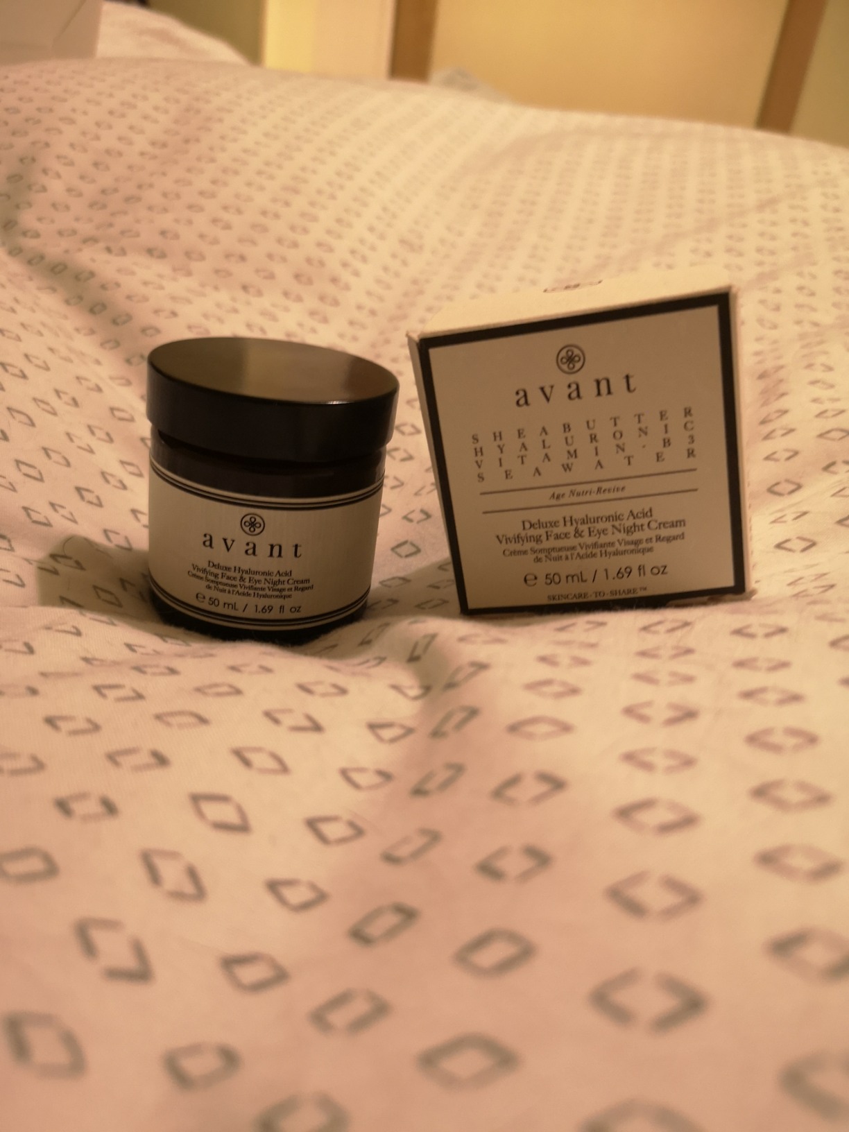 Avant Acido Ialuronico Deluxe crema notte viso e occhi 50 ml idratante