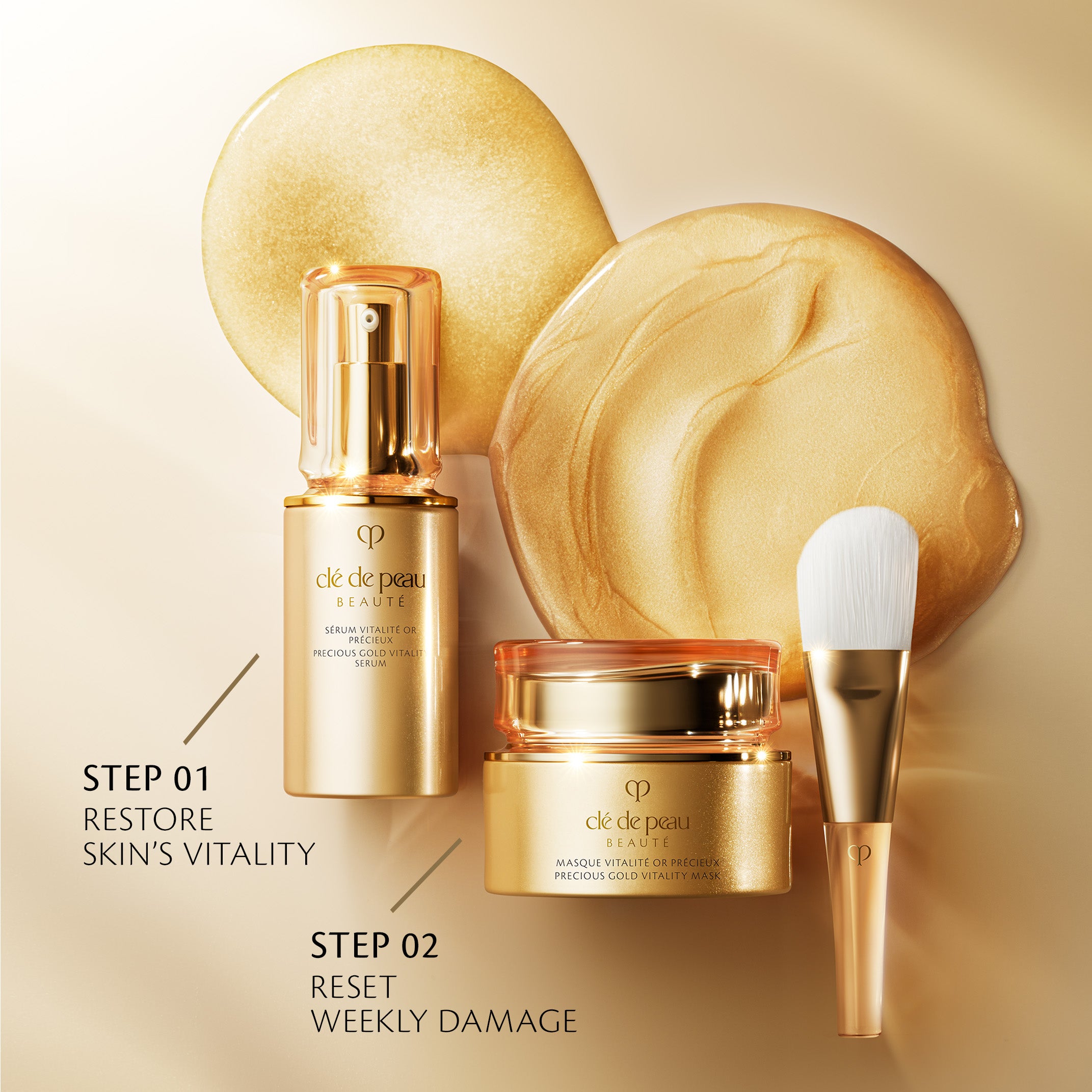 Clé de Peau Beauté Precious Gold Vitality Maschera Oro