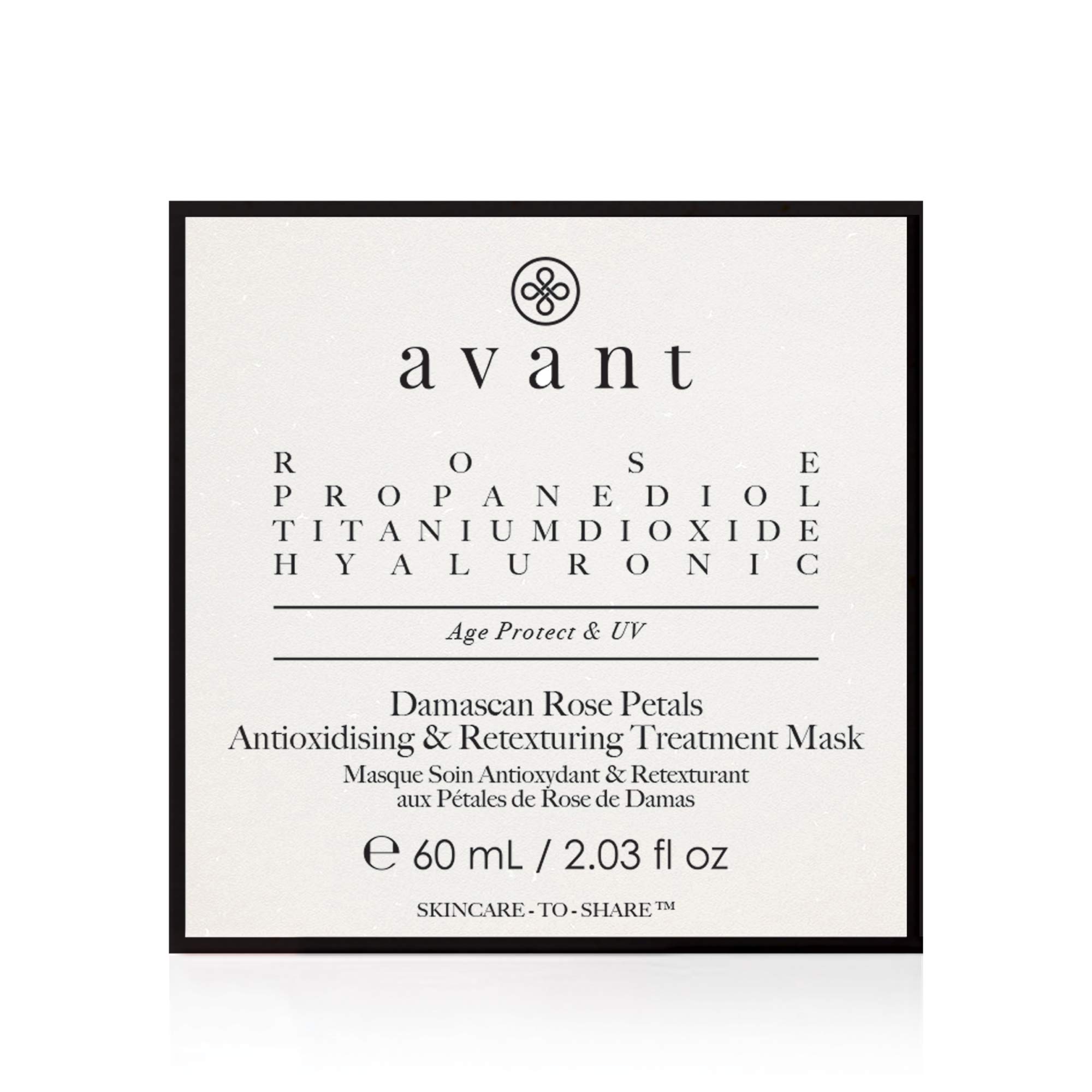 Avant Rosa di Damasco Maschera Viso 60 ml antiossidante