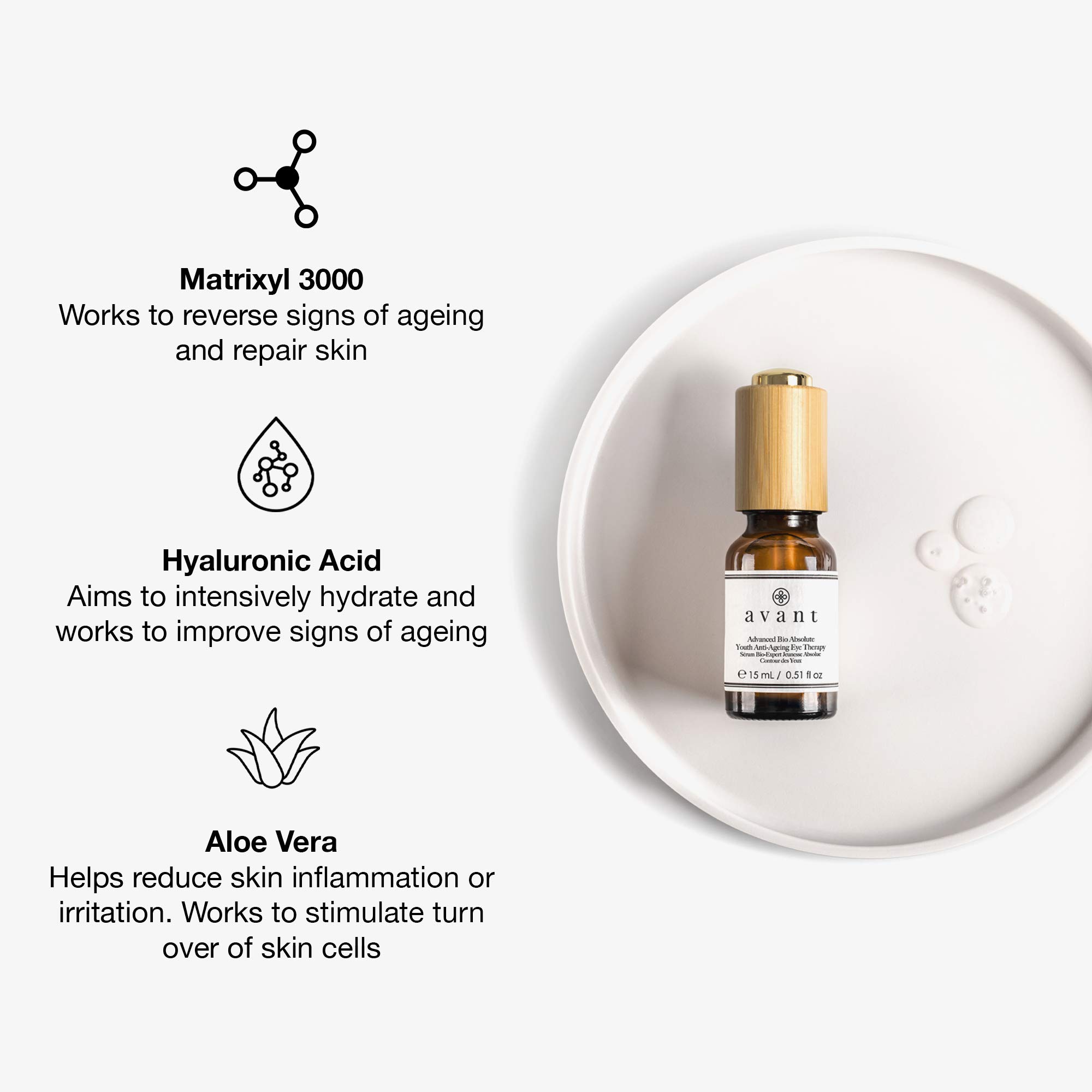 Avant Bio-Activ+ Bio Absolute siero occhi 15 ml ialuronico